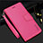 Custodia Portafoglio In Pelle Cover con Supporto L05 per Samsung Galaxy S21 Plus 5G Rosa Caldo