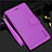 Custodia Portafoglio In Pelle Cover con Supporto L05 per Samsung Galaxy S22 5G Viola