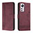 Custodia Portafoglio In Pelle Cover con Supporto L05 per Xiaomi Mi 12X 5G Rosso