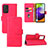 Custodia Portafoglio In Pelle Cover con Supporto L05Z per Samsung Galaxy A52s 5G Rosa Caldo