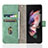 Custodia Portafoglio In Pelle Cover con Supporto L05Z per Samsung Galaxy Z Fold3 5G