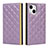 Custodia Portafoglio In Pelle Cover con Supporto L06 per Apple iPhone 13 Mini Viola