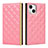 Custodia Portafoglio In Pelle Cover con Supporto L06 per Apple iPhone 13 Rosa