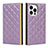 Custodia Portafoglio In Pelle Cover con Supporto L06 per Apple iPhone 14 Pro Max Viola