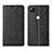 Custodia Portafoglio In Pelle Cover con Supporto L06 per Google Pixel 4a Nero