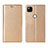 Custodia Portafoglio In Pelle Cover con Supporto L06 per Google Pixel 4a Oro