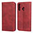 Custodia Portafoglio In Pelle Cover con Supporto L06 per Huawei P30 Lite New Edition Rosso