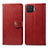 Custodia Portafoglio In Pelle Cover con Supporto L06 per Oppo A93 Rosso