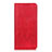 Custodia Portafoglio In Pelle Cover con Supporto L06 per Realme C17 Rosso