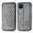 Custodia Portafoglio In Pelle Cover con Supporto L06 per Samsung Galaxy A12 5G Grigio