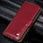 Custodia Portafoglio In Pelle Cover con Supporto L06 per Samsung Galaxy A31 Rosso