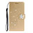 Custodia Portafoglio In Pelle Cover con Supporto L06 per Samsung Galaxy A51 5G Oro