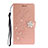 Custodia Portafoglio In Pelle Cover con Supporto L06 per Samsung Galaxy A51 5G Rosa