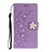 Custodia Portafoglio In Pelle Cover con Supporto L06 per Samsung Galaxy A51 5G Viola