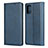 Custodia Portafoglio In Pelle Cover con Supporto L06 per Samsung Galaxy A71 5G Blu