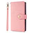 Custodia Portafoglio In Pelle Cover con Supporto L06 per Samsung Galaxy S20 Plus Oro Rosa