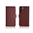 Custodia Portafoglio In Pelle Cover con Supporto L06 per Samsung Galaxy S24 5G Rosso Rosa