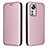 Custodia Portafoglio In Pelle Cover con Supporto L06 per Xiaomi Mi 12 5G Oro Rosa