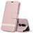 Custodia Portafoglio In Pelle Cover con Supporto L06 per Xiaomi Redmi 8 Oro Rosa