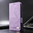 Custodia Portafoglio In Pelle Cover con Supporto L06Z per Huawei Mate 60 Pro Viola