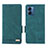 Custodia Portafoglio In Pelle Cover con Supporto L06Z per Motorola Moto G14 Verde