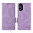 Custodia Portafoglio In Pelle Cover con Supporto L06Z per Oppo A58 4G Viola