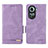 Custodia Portafoglio In Pelle Cover con Supporto L06Z per Oppo Reno11 5G Viola