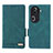 Custodia Portafoglio In Pelle Cover con Supporto L06Z per Oppo Reno11 Pro 5G Verde