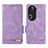 Custodia Portafoglio In Pelle Cover con Supporto L06Z per Oppo Reno11 Pro 5G Viola