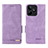 Custodia Portafoglio In Pelle Cover con Supporto L06Z per Realme C53 Viola