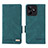 Custodia Portafoglio In Pelle Cover con Supporto L06Z per Realme C67 Verde