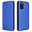 Custodia Portafoglio In Pelle Cover con Supporto L06Z per Samsung Galaxy A02s Blu