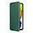 Custodia Portafoglio In Pelle Cover con Supporto L06Z per Samsung Galaxy A03 Verde