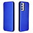 Custodia Portafoglio In Pelle Cover con Supporto L06Z per Samsung Galaxy A05s Blu