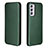 Custodia Portafoglio In Pelle Cover con Supporto L06Z per Samsung Galaxy A15 4G Verde