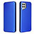 Custodia Portafoglio In Pelle Cover con Supporto L06Z per Samsung Galaxy A22 4G Blu