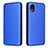 Custodia Portafoglio In Pelle Cover con Supporto L06Z per Samsung Galaxy A22 5G SC-56B Blu