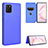 Custodia Portafoglio In Pelle Cover con Supporto L06Z per Samsung Galaxy A81 Blu