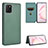 Custodia Portafoglio In Pelle Cover con Supporto L06Z per Samsung Galaxy A81 Verde