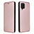 Custodia Portafoglio In Pelle Cover con Supporto L06Z per Samsung Galaxy F62 5G Oro Rosa