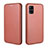 Custodia Portafoglio In Pelle Cover con Supporto L06Z per Samsung Galaxy M40S Marrone