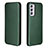 Custodia Portafoglio In Pelle Cover con Supporto L06Z per Samsung Galaxy Quantum2 5G Verde