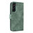 Custodia Portafoglio In Pelle Cover con Supporto L06Z per Samsung Galaxy S21 FE 5G Verde