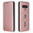 Custodia Portafoglio In Pelle Cover con Supporto L06Z per Xiaomi Black Shark 4 Pro 5G Oro Rosa