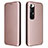 Custodia Portafoglio In Pelle Cover con Supporto L06Z per Xiaomi Mi 10S 5G Oro Rosa