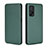 Custodia Portafoglio In Pelle Cover con Supporto L06Z per Xiaomi Mi 10T Pro 5G Verde