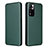 Custodia Portafoglio In Pelle Cover con Supporto L06Z per Xiaomi Mi 11i 5G (2022) Verde