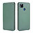 Custodia Portafoglio In Pelle Cover con Supporto L06Z per Xiaomi POCO C3 Verde