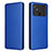 Custodia Portafoglio In Pelle Cover con Supporto L06Z per Xiaomi Poco C40 Blu