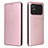 Custodia Portafoglio In Pelle Cover con Supporto L06Z per Xiaomi Poco C40 Oro Rosa